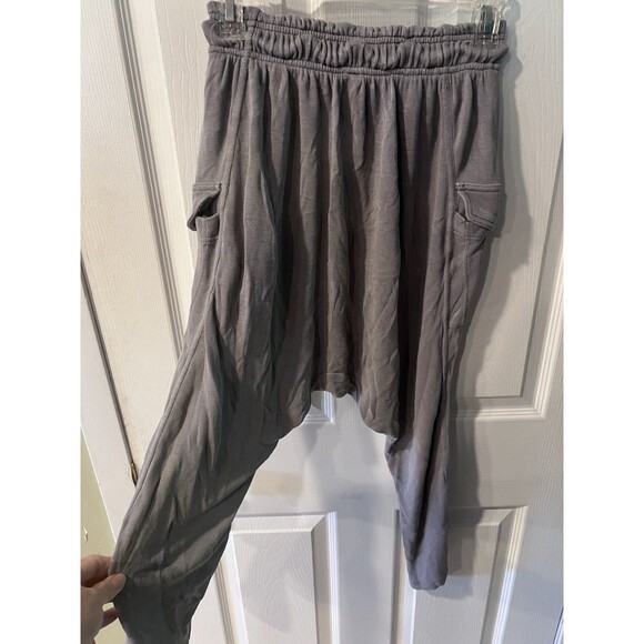 FP Movement Just Like That Harem Pants Womens XS Grey Harem Jogger Distressed - Picture 8 of 10